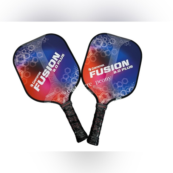 GAMMA Fusion 2.0 Plus Pickleball Paddle 2X Rackets  RF2PP-10  NEW - Picture 1 of 3